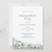 Wilde-Blumen-Boho-Hochzeitseinladung Einladung (Vorderseite)