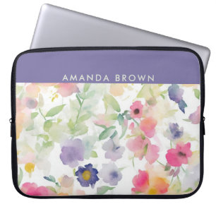 Wilde Blumen Cute Trendy Chic Stylisch  Laptopschutzhülle