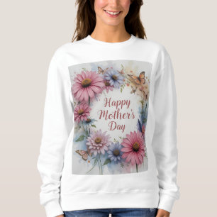 Wilde Blumen erhellen den Muttertag Sweatshirt