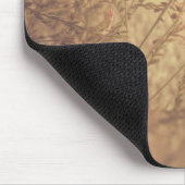 Wilde Blumen Faux Vintage Mousepad (Ecke)
