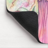 Wilde Blumen Fee Mauspad (Ecke)