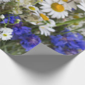 Wilde Blumen Geschenkpapier (Ecke)