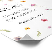 Wilde-Blumen-Gunst Poster (Ecke)
