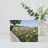Wilde Blumen Herefordshire Postkarte (Stehend Vorderseite)
