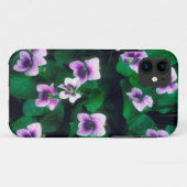 Wilde Blumen im Wald Case-Mate iPhone Hülle (Rückseite (Horizontal))