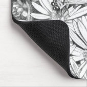 Wilde Blumen-Mauspad Blumenkunst Computer-Dekor Mousepad (Ecke)