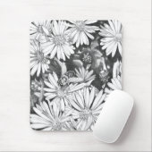 Wilde Blumen-Mauspad Blumenkunst Computer-Dekor Mousepad (Mit Mouse)