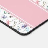Wilde-Blumen-Monogramm Schreibtischunterlage (Ecke)