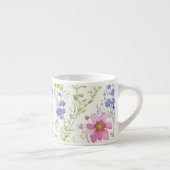 Wilde Blumen Muster Espressotasse (Rechts)
