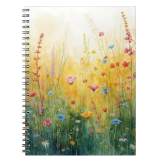 Wilde Blumen Notizblock