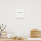 Wilde-Blumen-Plakat Poster (Küche)