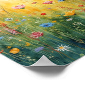 Wilde Blumen Poster (Ecke)