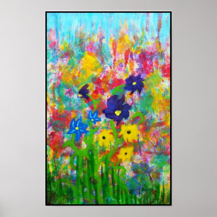Wilde Blumen Poster