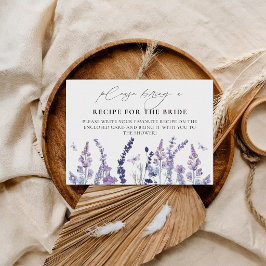 Wilde Blumen Rustikale Hochzeitsdusche Rezept Anfr Begleitkarte