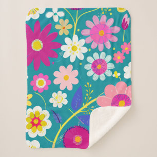 Wilde Blumen  Sherpadecke