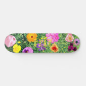 Wilde Blumen Skateboard (Horizontal)