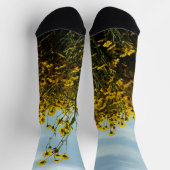 Wilde Blumen Sonnenblumen Socken (Oben)