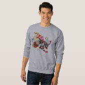WILDE BLUMEN SWEATSHIRT (Vorne ganz)
