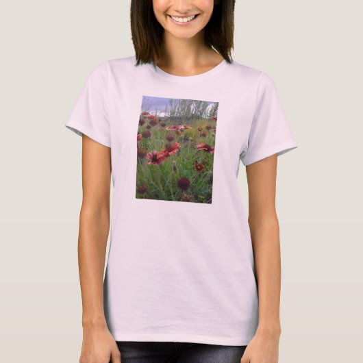 wilde Blumen T-Shirt (Vorderseite)