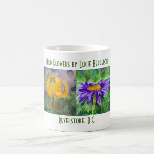Wilde Blumen-Tasse Kaffeetasse (Mittel)
