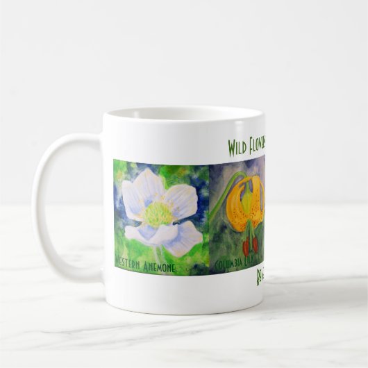 Wilde Blumen-Tasse Kaffeetasse (Links)