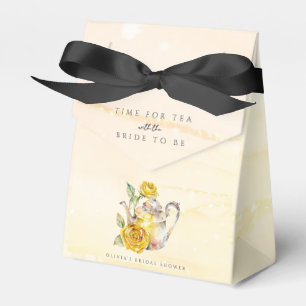 Wilde Blumen Teeparty Brautparty  Geschenkschachtel