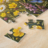 Wilde Blumen und ein süßes Cottage Puzzle (Seite)