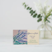 Wilde Blumen Visitenkarte (Stehend Vorderseite)