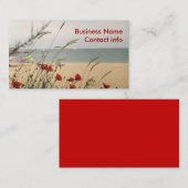 Wilde Blumen Visitenkarte (Vorne/Hinten)