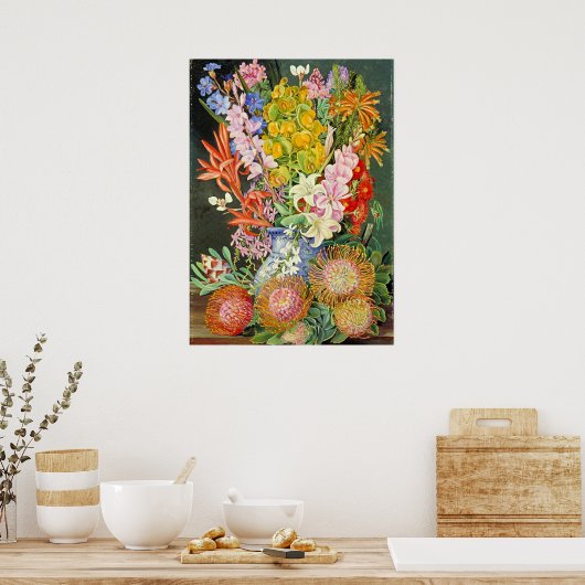 Wilde Blumen von Ceres, Westafrika Poster (Küche)