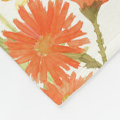 Wilde Blumen-Wasserfarbe-bunte Fleece-Decke Fleecedecke (Ecke)