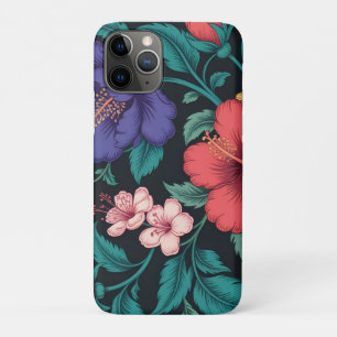 Wilde-Blumen-Wiederholungsmuster Case-Mate iPhone Hülle