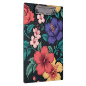Wilde-Blumen-Wiederholungsmuster Klemmbrett (Rechts)