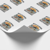 Wilde Blumen Wilde Pferde Western Blumenhemd Desi Geschenkpapier (Ecke)