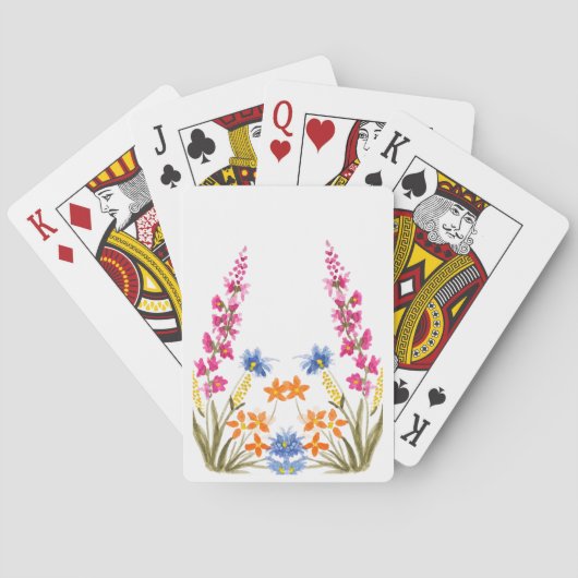 Wilde Blumenflüsterer Spielkarten (Rückseite)