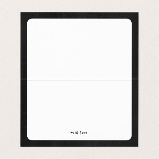 Wilde Blumenkarten Visitenkarten (Innenseite Aufgefaltet)