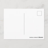Wilde Blumenstrauß-Postkarte Postkarte (Rückseite)