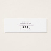 Wilde Blüte ・ Ohrläppchen - Display Card (Rückseite)