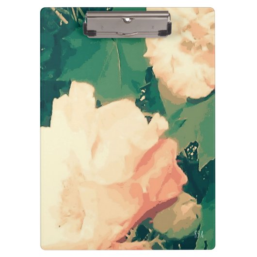 Wilde Blüten Klemmbrett (Vorderseite)