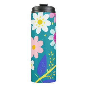 Wilde Blüten Thermosbecher