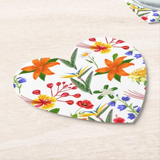 Wilde Blüten Untersetzer (angewinkelt)