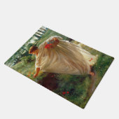 Wilde Blüten (von Edward Poynter) Fußmatte (Schrägansicht)