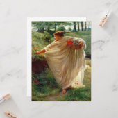Wilde Blüten (von Edward Poynter) Karte (Vorderseite/Rückseite Beispiel)