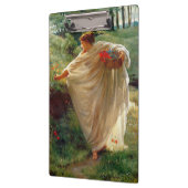 Wilde Blüten (von Edward Poynter) Klemmbrett (Links)