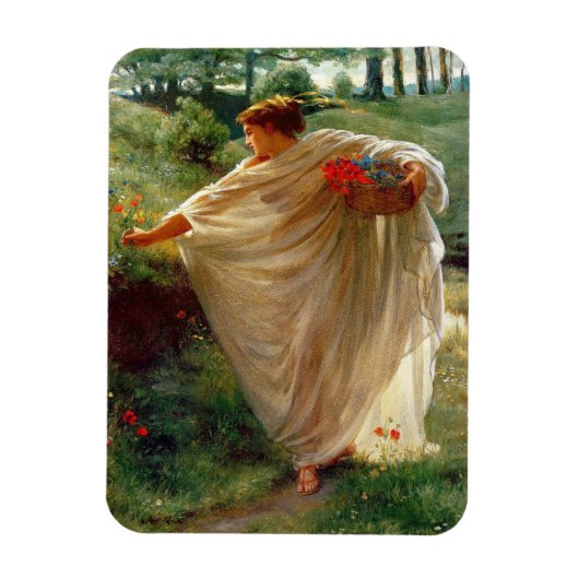 Wilde Blüten (von Edward Poynter) Magnet (Vertikal)