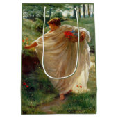 Wilde Blüten (von Edward Poynter) Mittlere Geschenktüte (Rückseite)