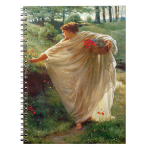 Wilde Blüten (von Edward Poynter) Notizblock