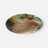 Wilde Blüten (von Edward Poynter) Pappteller (Schrägansicht)