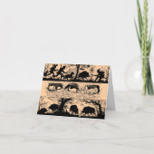 Wilde Boarenjagd - Deutscher Schwarzwald oder Baye Dankeskarte (Vorderseite)