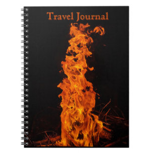 Wilde Bonfire Night Fotografie Reise Notizblock